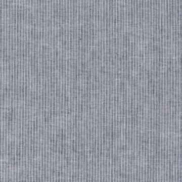 Leinen-Baumwollstoff mit feinem Streifenmuster, dunkelblau