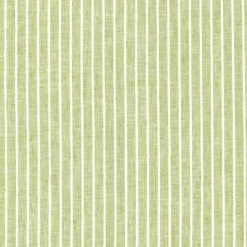 Leinen-Baumwollstoff Streifen Lime