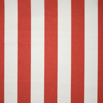 Outdoor-Canvas Streifenstoff Rot