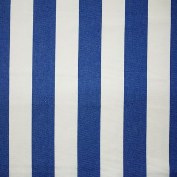 Outdoor-Canvas-Stoff mit Streifen Kobalt