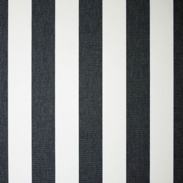 Outdoor-Canvas-Stoff mit Streifen Schwarz