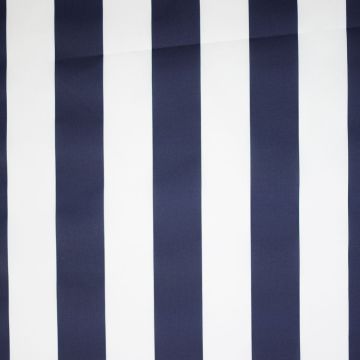 Basic Cotton Streifen Marineblau Weiß