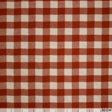 Cotton Natur Brabants Bont 25 mm Terra
