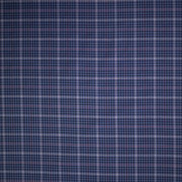 Pure Wool Overcheck Blau-Rosa