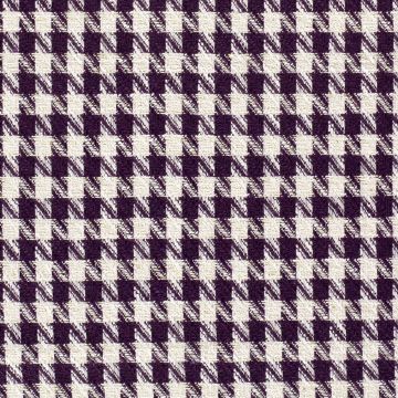 Luxuri&ouml;ser Tweed-Hahnentritt Lila-Wei&szlig; Gold