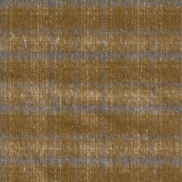Wool Blend Brushed Karomuster Camel