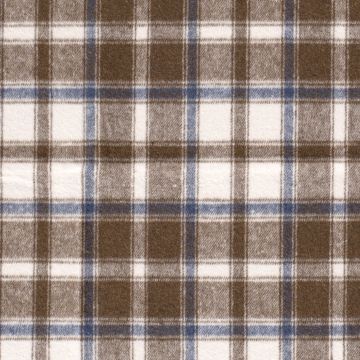 Gebrachter Karostoff braun blau