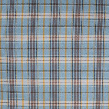 Karierter Flanell, angeraut, dusty blau