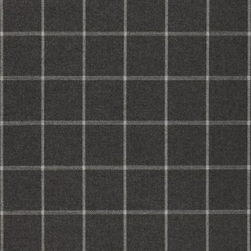 Stretch-Twill mit Karomuster Anthrazit