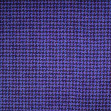 Harris Tweed Hahnentrittstoff lila-blau