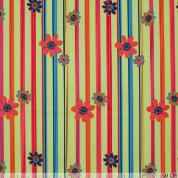 Terlenka-Stoff mit Blumenprint