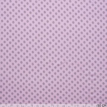 Jersey Blumenpunkte pink