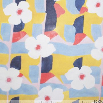 Flor Grande Stamp Azul