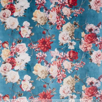 Velours Blumen