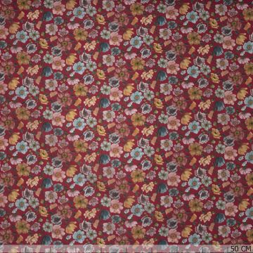 Liberty Cosmos Tana Lawn Baumwolle Rot