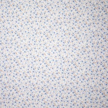 Digi-Baumwolle Mille-Fleur Hellblau