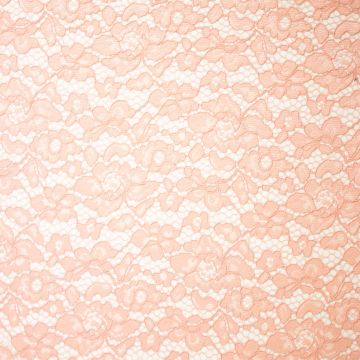 Blumenspitze mit beidseitiger Bogenkante in Apricot