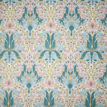 William Morris Popeline Baumwolle Lodden – Spring Thicket (Teal)