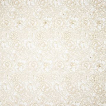 Morris & Co Pure Poppy Popeline aus Baumwolle – Pearwood