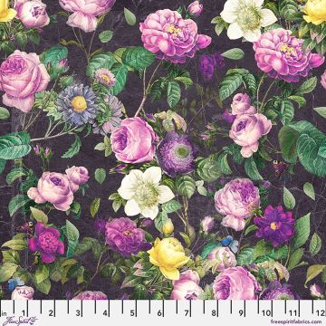 Free Spirit Purple Flower Shop Canvas