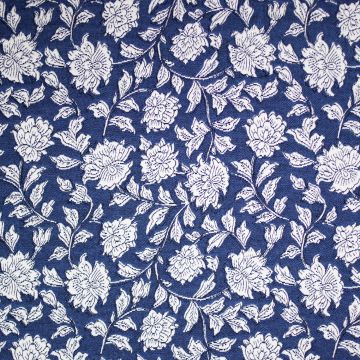 Double face Jacquard Botanische Blume bl
