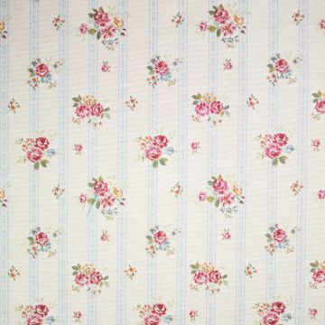 Jacquard romantische Blumenstreifen