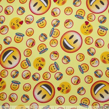 Smiley Texture Stoff