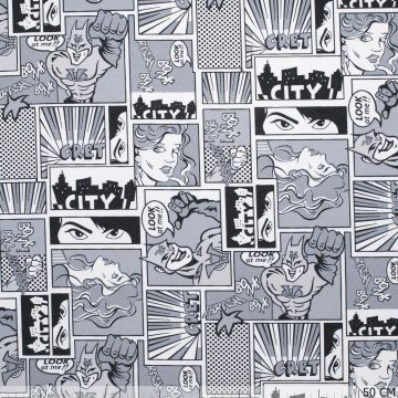 Texture Comics in Schwarz-Weiß