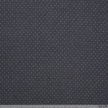 Jersey Two Tone Pünktchen grau