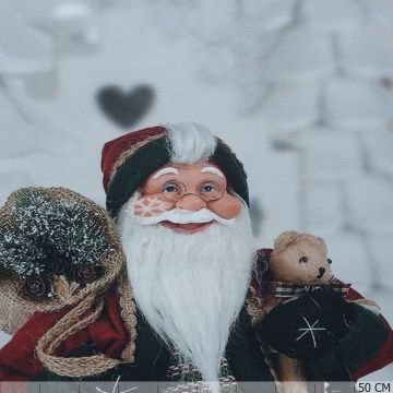 Panel Jersey Weihnachtsmann