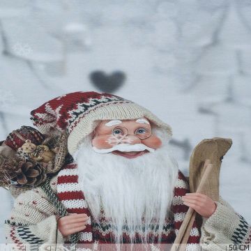 Panel Jersey Weihnachtsmann