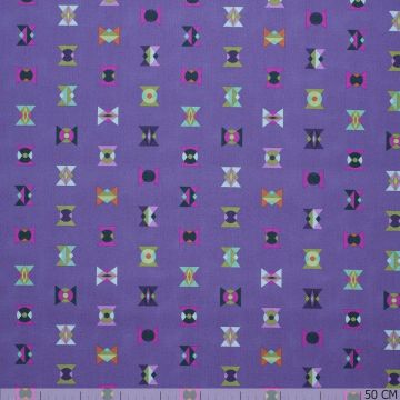 Free Spirit Arrowheads Purple Popeline