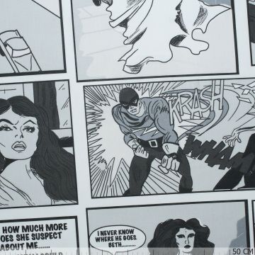 Comic schwarz-weiß