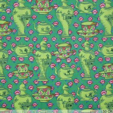 Kaffe Fassett Delft Pots Green
