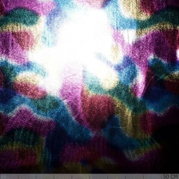 Lamé Stretch Regenbogen Schimmer
