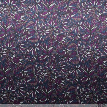 Liberty Jewel Purple Satin Seide