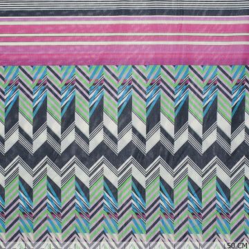 Viskosejersey Zickzack bunt