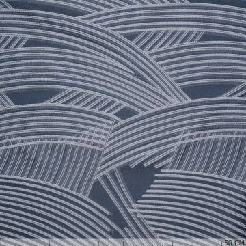 Jacquard geometrische Formen blaugrau