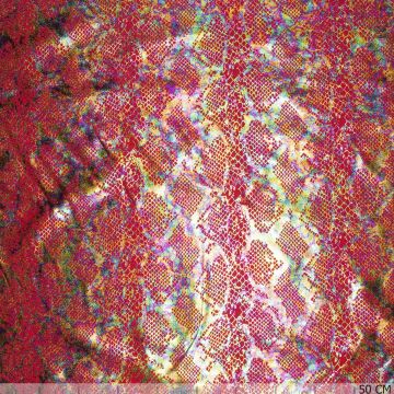 Schlangenprint rot