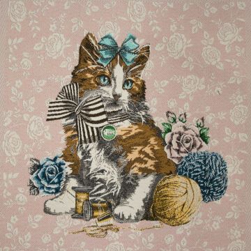Jacquard-Panel Mimi Rose 48x48 cm