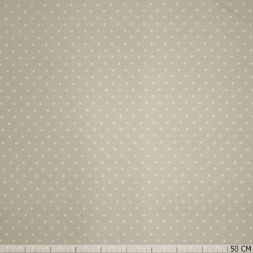 Bio-Baumwolle COTONET Sternchen Beige-Weiß