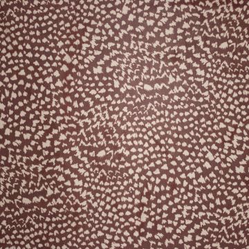 Chiffon-Crêpe Rot mit weißen Punkten