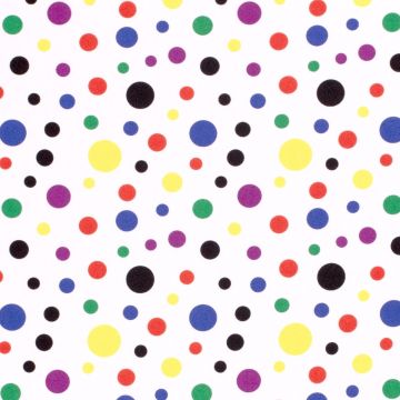 Texture Mini Polka Dot Multicolor auf Weiß