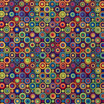 Texture Disco Dots Stoff Multi