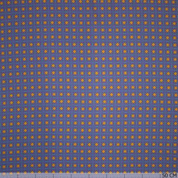 Satinstoff Kleeblätter Violett