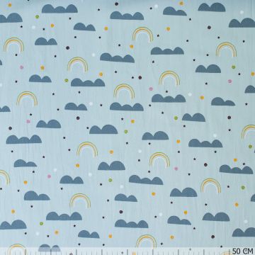 Peach Cotton Wolken Mint
