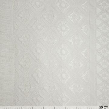 Broderie-Spitze Eyes Weiß