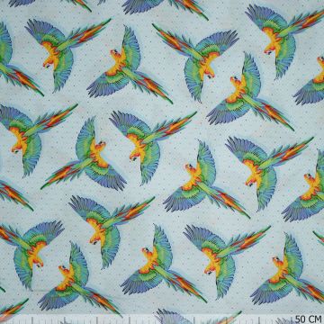 Tula Pink Macaw Ya Later Daydreamer CL