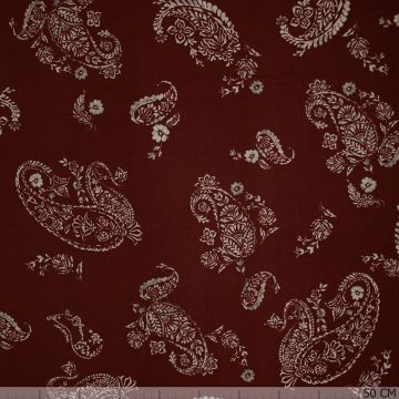 Ring a Roses Paisley Bordeaux