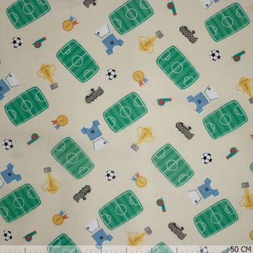 Digi-Baumwollstoff Fußball